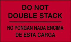 Tape Logic - 5" Long, Fluorescent Red Paper Shipping Label - For Multi-Use - Exact Industrial Supply