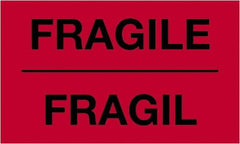 Tape Logic - 5" Long, Fluorescent Red Paper Shipping Label - For Multi-Use - Exact Industrial Supply