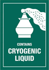 Tape Logic - 4-1/2" Long, Green/White Paper D.O.T. Labels - For Multi-Use - Exact Industrial Supply