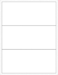 Tape Logic - 3-1/2" Long, White Paper Laser Label - For Laser Printers - Exact Industrial Supply