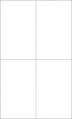Tape Logic - 7" Long, White Paper Laser Label - For Laser Printers - Exact Industrial Supply