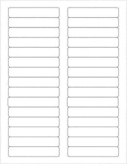 Tape Logic - 3-7/16" Long, White Paper Laser Label - For Laser Printers - Exact Industrial Supply