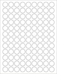 Tape Logic - 3/4" Long, White Paper Laser Label - For Laser Printers - Exact Industrial Supply