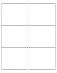 Tape Logic - 4" Long, White Paper Laser Label - For Laser Printers - Exact Industrial Supply