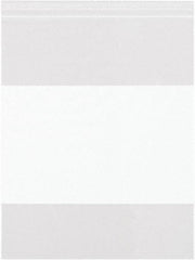 Value Collection - 14 x 24", 4 mil White Block Reclosable Polybags - Clear - Exact Industrial Supply