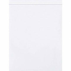 Value Collection - 8 x 10", 2 mil Reclosable Polybags - White - Exact Industrial Supply