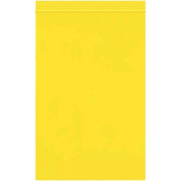 Value Collection - 6 x 9", 2 mil Reclosable Polybags - Yellow - Exact Industrial Supply