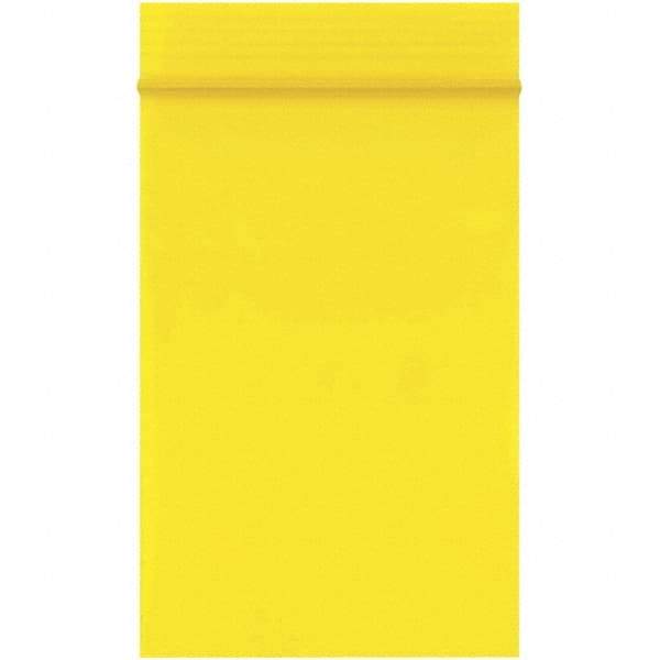 Value Collection - 2 x 3", 2 mil Reclosable Polybags - Yellow - Exact Industrial Supply