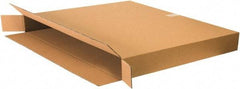 Made in USA - 5" Wide x 36" Long x 30" High Rectangle Corrugated Shipping Box - 1 Wall, Kraft (Color), 65 Lb Capacity - Exact Industrial Supply