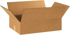 Made in USA - 13" Wide x 18" Long x 5" High Rectangle Corrugated Shipping Box - 1 Wall, Kraft (Color), 65 Lb Capacity - Exact Industrial Supply