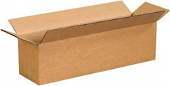 Made in USA - 13" Wide x 13" Long x 3" High Rectangle Corrugated Shipping Box - 1 Wall, Kraft (Color), 65 Lb Capacity - Exact Industrial Supply