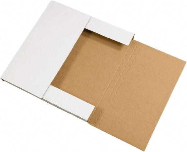 Made in USA - 24" Wide x 24" Long x 2" High Rectangle Crush Proof Mailers - 1 Wall, White - Exact Industrial Supply