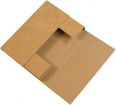 Made in USA - 6-1/2" Wide x 9-1/2" Long x 2" High Rectangle Crush Proof Mailers - 1 Wall, Kraft (Color) - Exact Industrial Supply