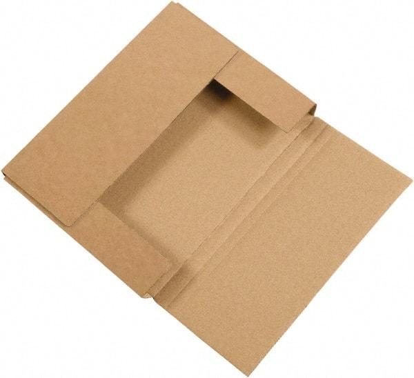 Made in USA - 8-5/8" Wide x 11-1/8" Long x 2" High Rectangle Crush Proof Mailers - 1 Wall, Kraft (Color) - Exact Industrial Supply
