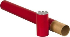Made in USA - 3" Diam x 42" Long Round Telescoping Mailing Tubes - 2 Walls, Red - Exact Industrial Supply