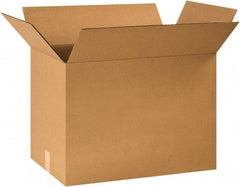 Made in USA - 14" Wide x 24" Long x 18" High Rectangle Corrugated Shipping Box - 1 Wall, Kraft (Color), 65 Lb Capacity - Exact Industrial Supply
