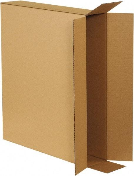Made in USA - 6" Wide x 30" Long x 30" High Rectangle Corrugated Shipping Box - 1 Wall, Kraft (Color), 95 Lb Capacity - Exact Industrial Supply