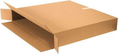 Made in USA - 8" Wide x 56" Long x 36" High Rectangle Moving Boxes - 1 Wall, Kraft (Color), 120 Lb Capacity - Exact Industrial Supply