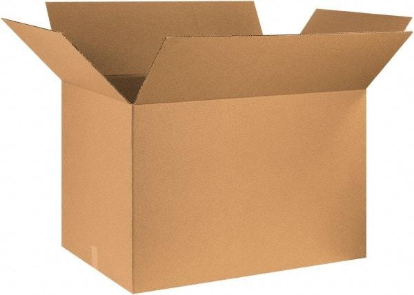 Made in USA - 24" Wide x 36" Long x 24" High Rectangle Corrugated Shipping Box - 1 Wall, Kraft (Color), 65 Lb Capacity - Exact Industrial Supply