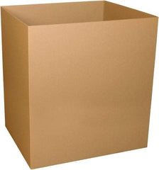 Made in USA - 40" Wide x 48" Long x 48" High Rectangle Heavy Duty Corrugated Box - 2 Walls, Kraft (Color), 100 Lb Capacity - Exact Industrial Supply