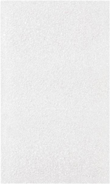 Made in USA - 3 x 5", Flush Cut Foam Pouches - White - Exact Industrial Supply