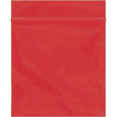 Value Collection - 3 x 3", 2 mil Reclosable Polybags - Red - Exact Industrial Supply