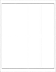 Tape Logic - 5" Long, White Paper Laser Label - For Laser Printers - Exact Industrial Supply