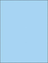 Tape Logic - 11" Long, Pastel Blue Paper Laser Label - For Laser Printers - Exact Industrial Supply