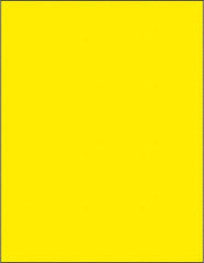 Tape Logic - 11" Long, Fluorescent Yellow Paper Laser Label - For Laser Printers - Exact Industrial Supply