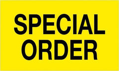 Tape Logic - 5" Long, Fluorescent Yellow Paper Shipping Label - For Multi-Use - Exact Industrial Supply