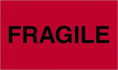 Tape Logic - 5" Long, Fluorescent Red Paper Shipping Label - For Multi-Use - Exact Industrial Supply