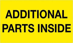 Tape Logic - 5" Long, Fluorescent Yellow Paper Shipping Label - For Multi-Use - Exact Industrial Supply