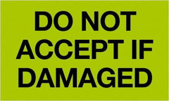 Tape Logic - 5" Long, Fluorescent Green Paper Shipping Label - For Multi-Use - Exact Industrial Supply