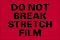 Tape Logic - 6" Long, Fluorescent Red Paper Shipping Label - For Multi-Use - Exact Industrial Supply
