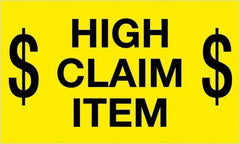 Tape Logic - 5" Long, Fluorescent Yellow Paper Shipping Label - For Multi-Use - Exact Industrial Supply