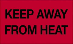 Tape Logic - 5" Long, Fluorescent Red Paper Shipping Label - For Multi-Use - Exact Industrial Supply