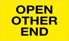 Tape Logic - 5" Long, Fluorescent Yellow Paper Shipping Label - For Multi-Use - Exact Industrial Supply