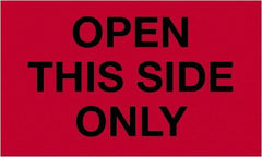 Tape Logic - 5" Long, Fluorescent Red Paper Shipping Label - For Multi-Use - Exact Industrial Supply