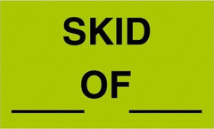 Tape Logic - 5" Long, Fluorescent Green Paper Shipping Label - For Multi-Use - Exact Industrial Supply