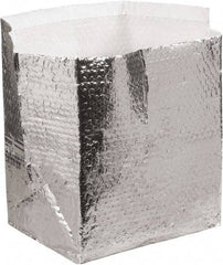 Made in USA - 11" Long x 8" Wide x 6" High x 3/16" Thick Box Liner - Silver, Case - Exact Industrial Supply