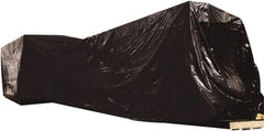 Made in USA - 100" Long x 20" Wide Polyethylene Plastic Film - Black, Case - Exact Industrial Supply