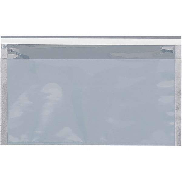 Value Collection - 10-1/4" Long x 6-1/4" Wide Peel-Off Self-Seal Glamour Mailer - Translucent Silver - Exact Industrial Supply