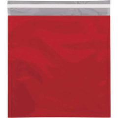 Value Collection - 13" Long x 10-3/4" Wide Peel-Off Self-Seal Metallic Mailer - Red - Exact Industrial Supply