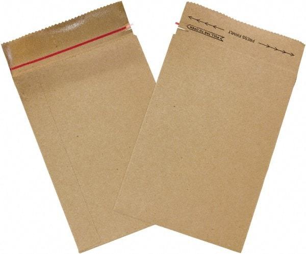 Made in USA - 10-1/2" Long x 7-1/4" Wide Self Seal Jiffy Rigi Bag Mailer - Kraft - Exact Industrial Supply