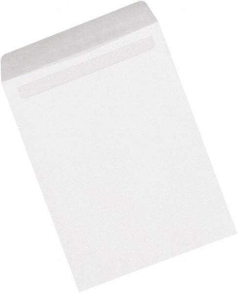 Made in USA - 13" Long x 10" Wide Self Seal White Catalog Envelope - White - Exact Industrial Supply