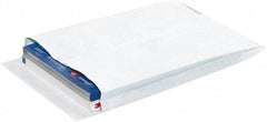 Dupont - 16" Long x 12" Wide Peel-Off Self-Seal Tyvek Expansion Envelope - White - Exact Industrial Supply