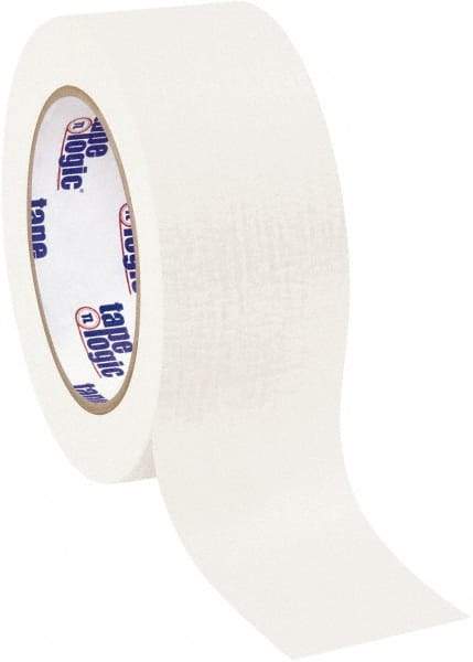 Tape Logic - 2" Wide x 60 Yd Long White Crepe Paper Masking Tape - 4.9 mil Thick - Exact Industrial Supply