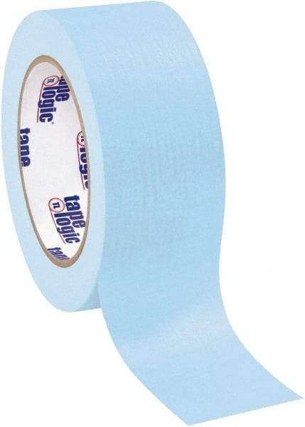 Tape Logic - 2" Wide x 60 Yd Long Blue Crepe Paper Masking Tape - 4.9 mil Thick - Exact Industrial Supply