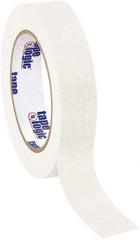 Tape Logic - 1" Wide x 60 Yd Long White Crepe Paper Masking Tape - 4.9 mil Thick - Exact Industrial Supply