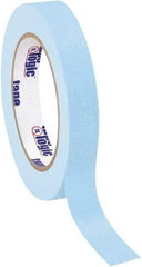 Tape Logic - 3/4" Wide x 60 Yd Long Blue Crepe Paper Masking Tape - 4.9 mil Thick - Exact Industrial Supply